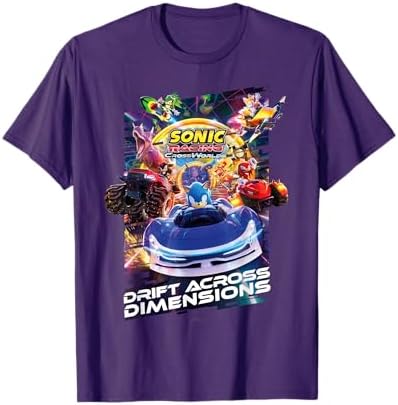 Amazon.com: Sonic Racing CrossWorlds - Shadow T-Shirt : Clothing